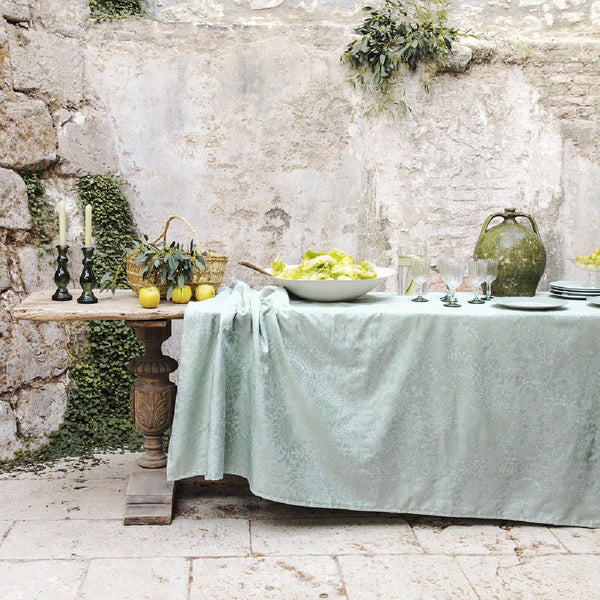 Set de table Mille Guipures jade - Garnier-Thiebaut
