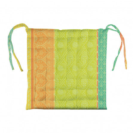 Galette de chaise Mille Saris kerala - Garnier-Thiebaut