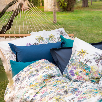 Drap Plat Oasis blanc - Garnier-Thiebaut