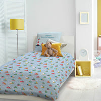 Lot Housse de Couette + 1 Taie Les Petits Bateaux bleu - Garnier-Thiebaut