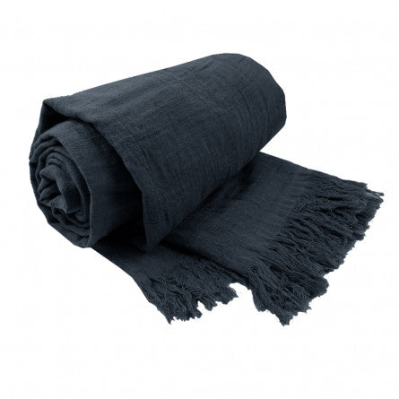 Plaid Apso gris - Garnier-Thiebaut