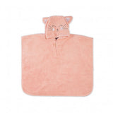Poncho Petit Chat rose - Garnier-Thiebaut