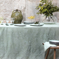 Set de table Mille Guipures jade - Garnier-Thiebaut