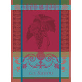 Torchon Les raisins lie de vin - Garnier-Thiebaut