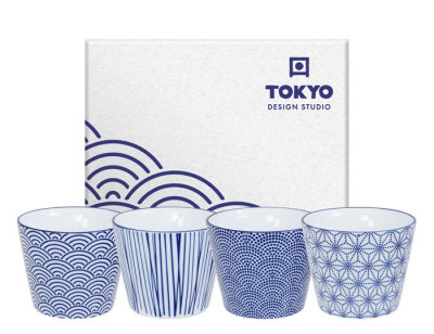 Set de 4 bols Nippon Blue - Tokyo Design Studio