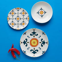 Set d'assiettes en porcelaine 18 pièces Sorrento - Guzzini