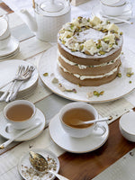 Set de 4 tasses à thé avec sous tasses Nippon white - Tokyo Design Studio