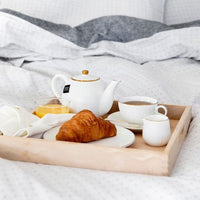 Set de 4 tasses à thé avec sous tasses Nippon white - Tokyo Design Studio