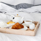 Set de 4 tasses à thé avec sous tasses Nippon white - Tokyo Design Studio