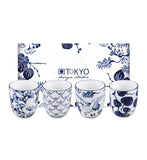Set de 4 tasses à thé  Flora Japonica - Tokyo Design Studio