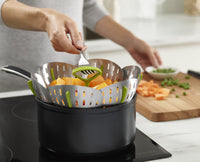 Panier vapeur pliable en inox - Joseph Joseph