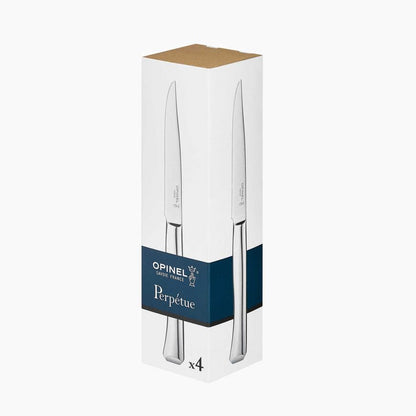 Boîte de 4 couteaux de table inox Perpétue - Opinel