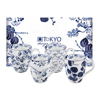 Set de 4 mugs Flora Japonica - Tokyo Design Studio