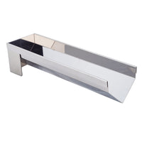 Gouttière à bûche triangulaire démontable en inox - De Buyer