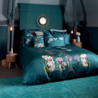 Housse de Couette Iris canard - Garnier-Thiebaut