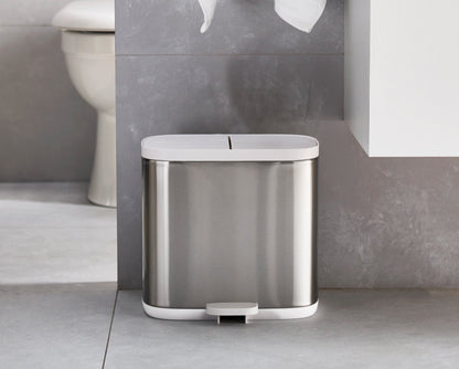 Poubelle de recyclage en acier 6L - Joseph Joseph