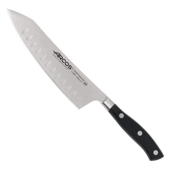 Couteau rocking Santoku Riviera 180mm - Arcos